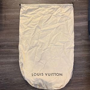 Louis Vuitton Drawstring Cotton LV Protective Storage Bag